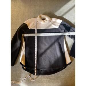 Talbots Thermawarmth Black and White Sweater - Size L - Gently Used